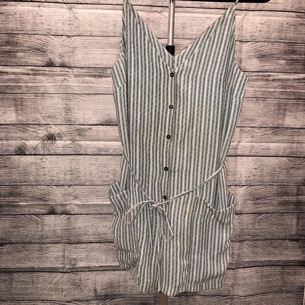 Striped romper